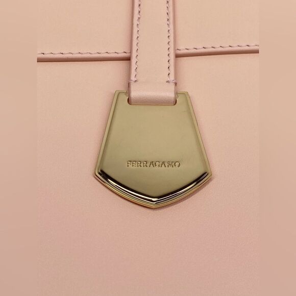 Salvatore Ferragamo Pink Leather Tote Bag - Picture 8 of 15